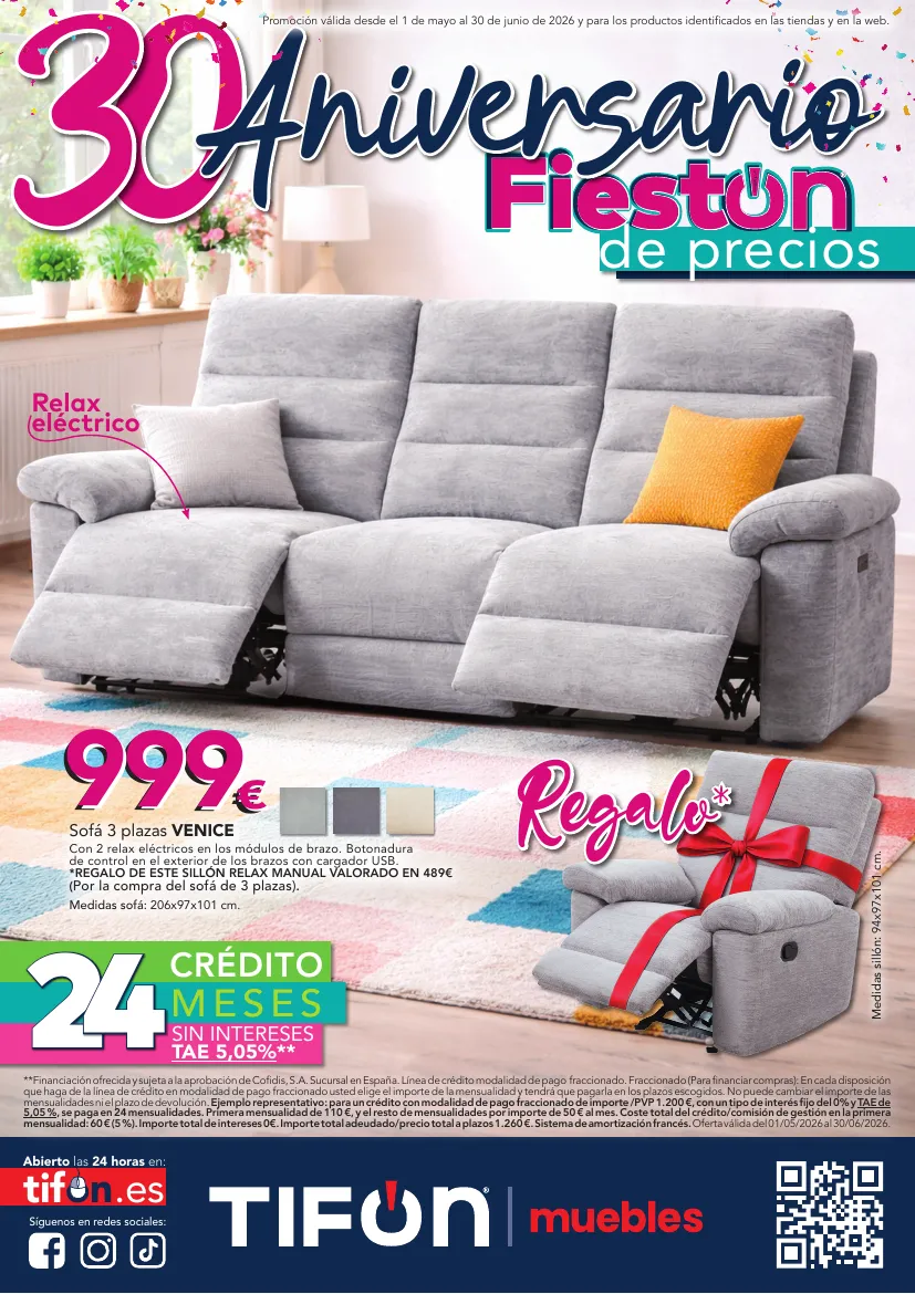 30 aniversario con ofertas increíbles 