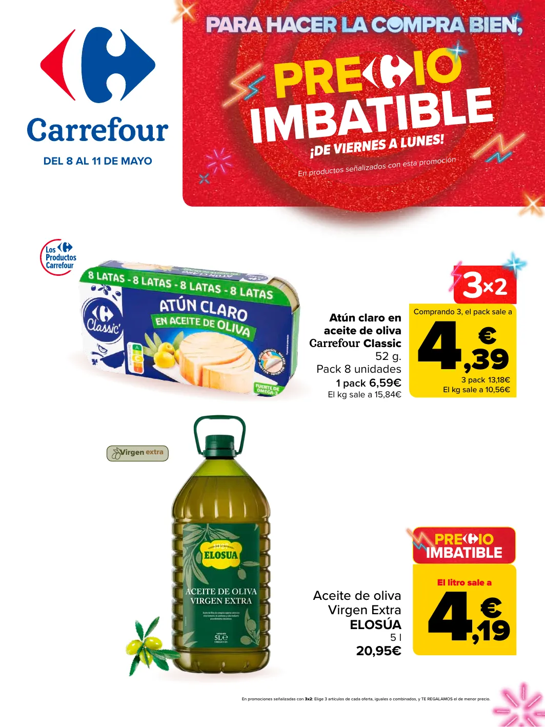 Precios imbatibles ¡de viernes a lunes!