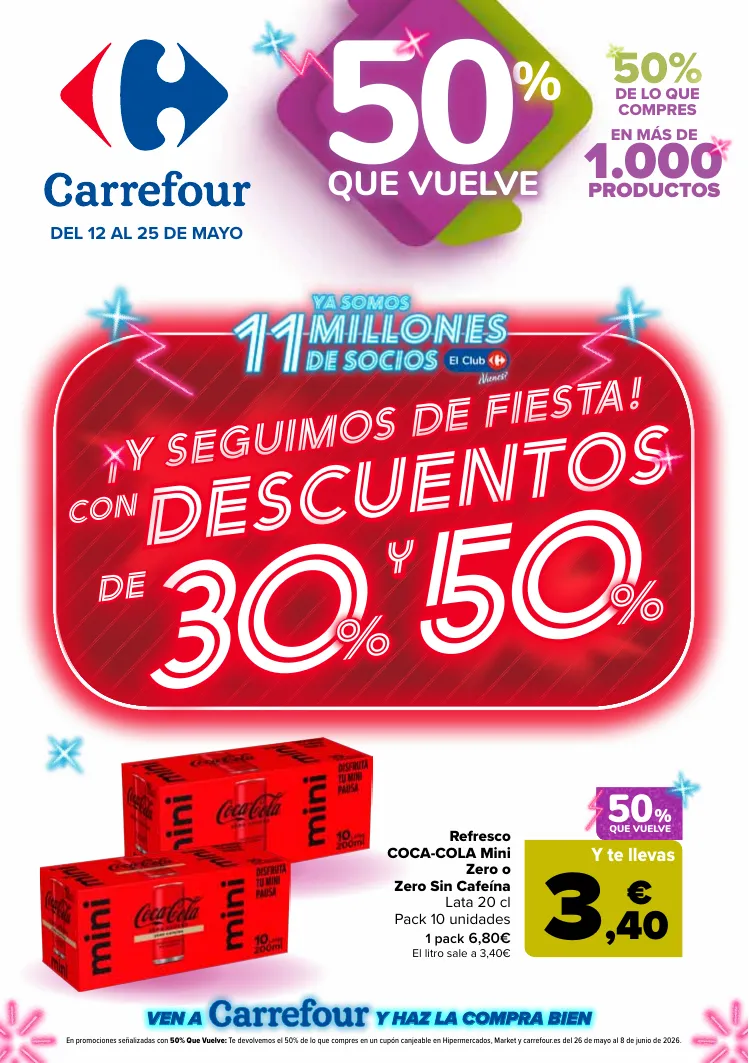 ¡Continúan los descuentos del 30% y 50%!