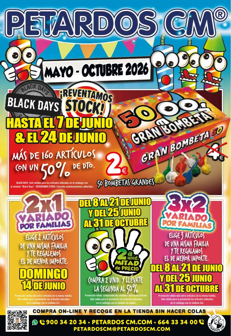 Catálogo de productos pirotécnicos