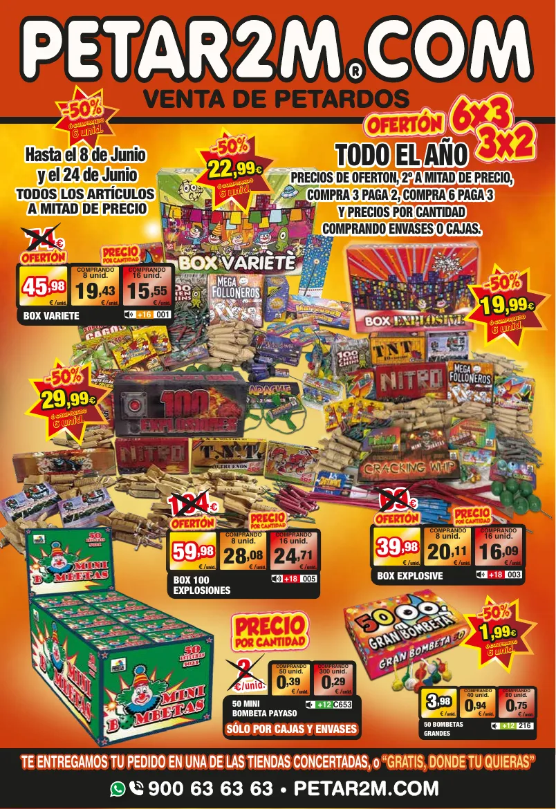 Catálogo de productos pirotécnicos