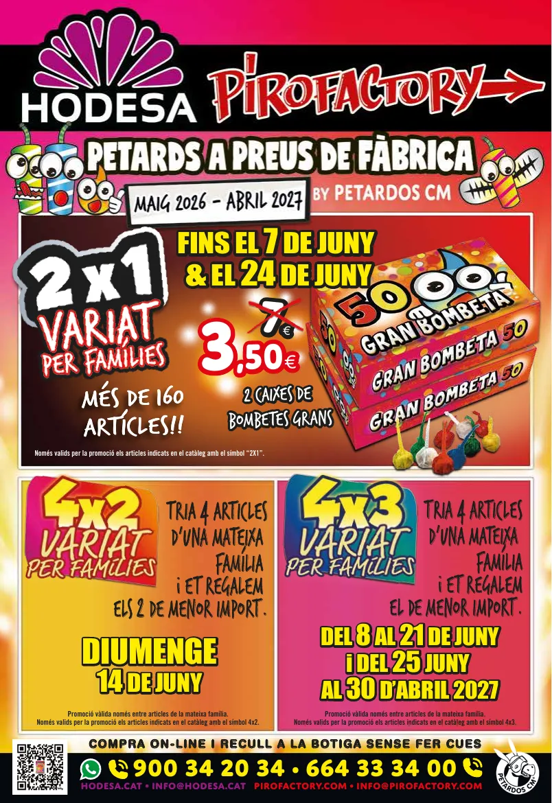 Catálogo de productos pirotécnicos 