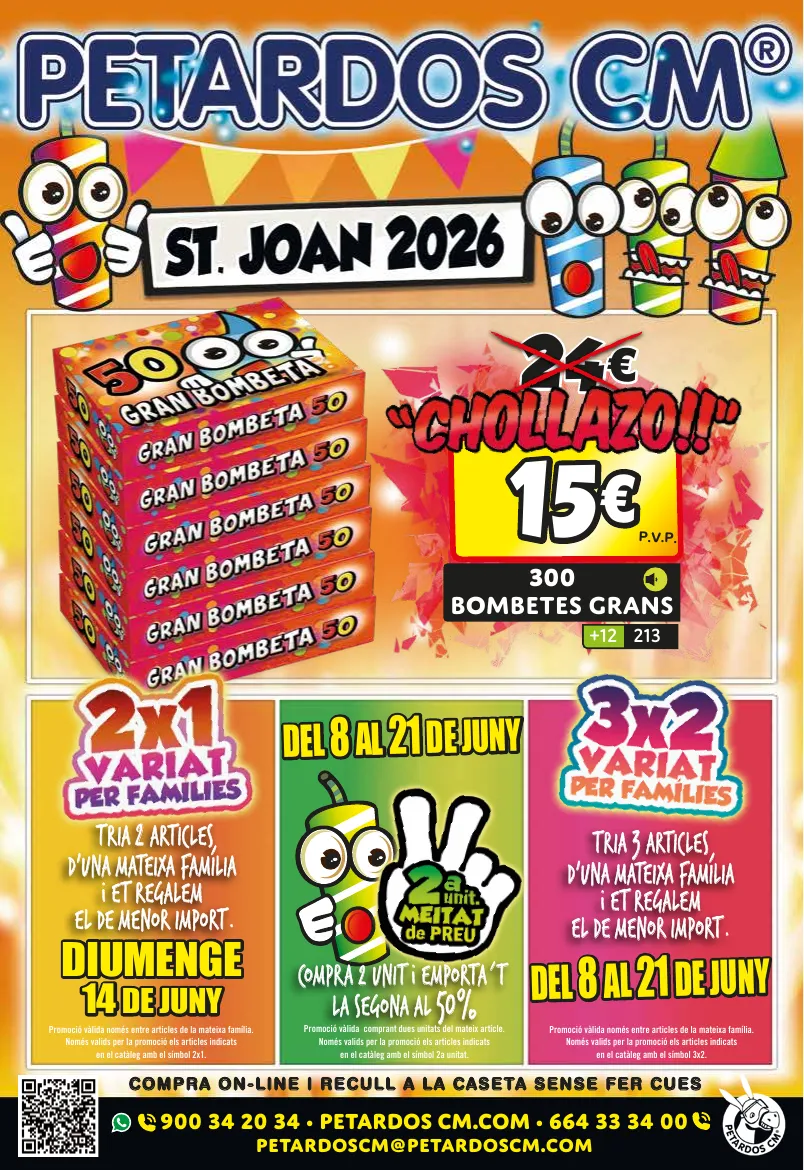 Catálogo de productos pirotécnicos