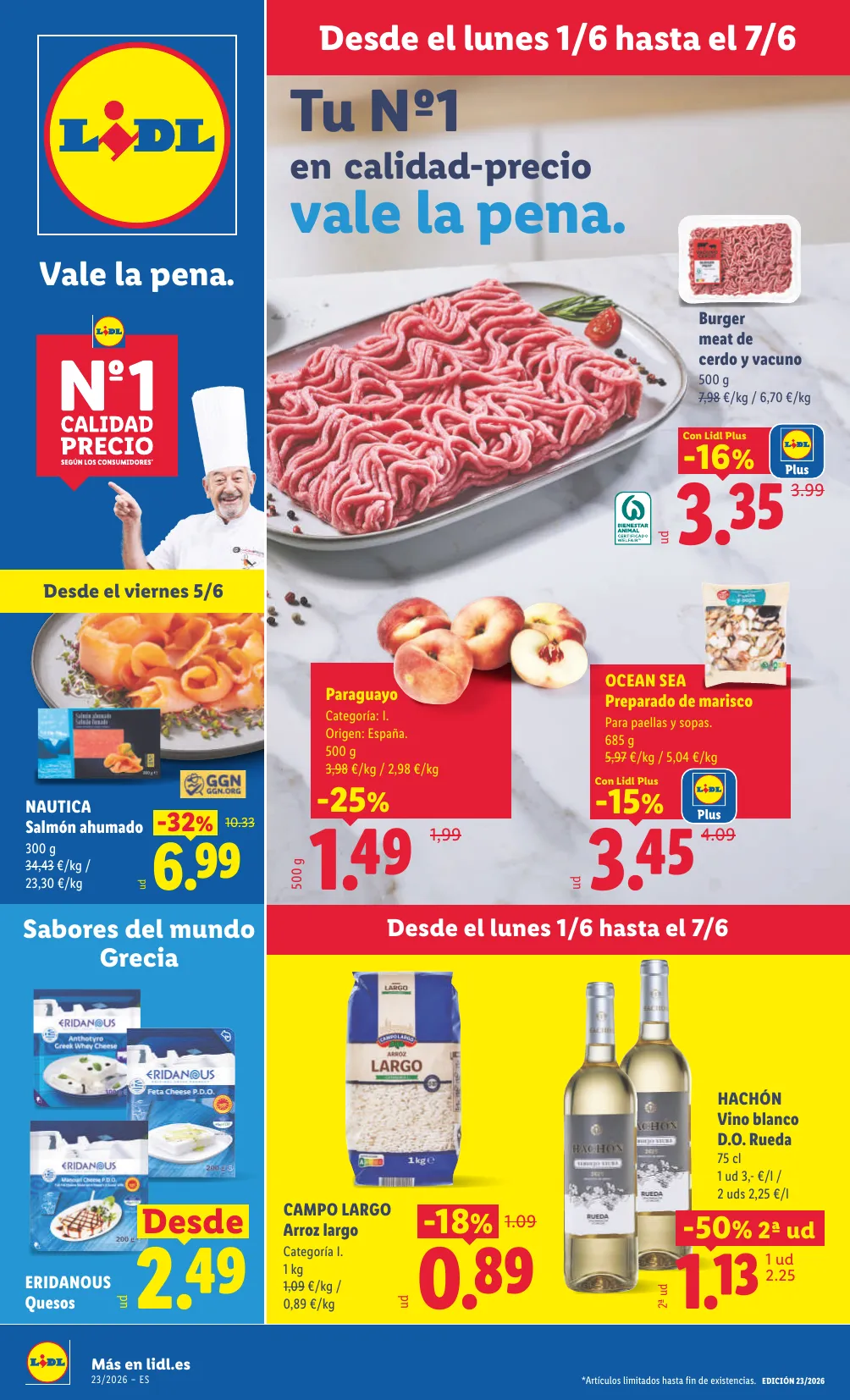 Tu lista semanal de productos al mejor precio