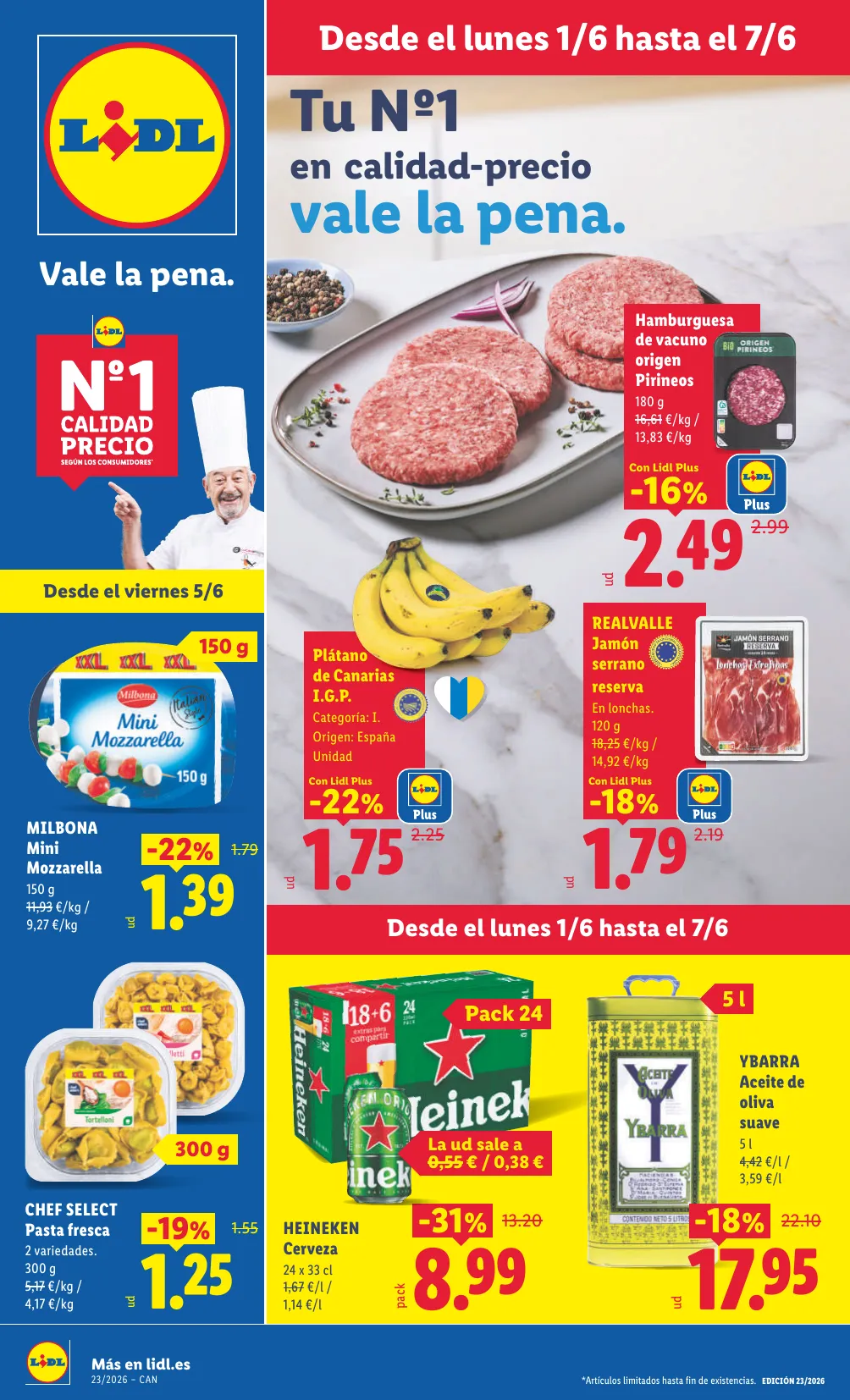 Tu lista semanal de productos al mejor precio