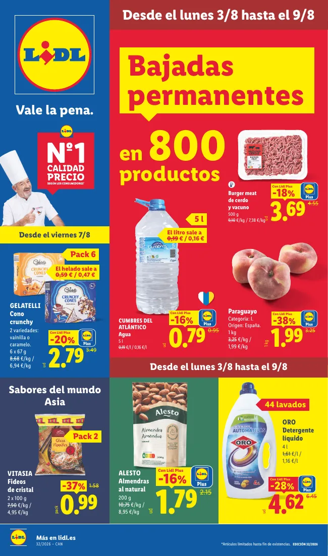 Bajadas permanentes para ahorrar cada día